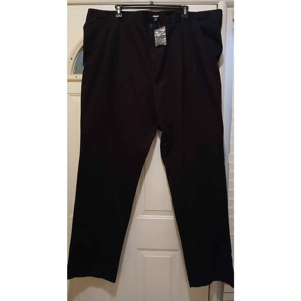 Men's Black King Size Trouser Slacks. Size 56x38 Big.